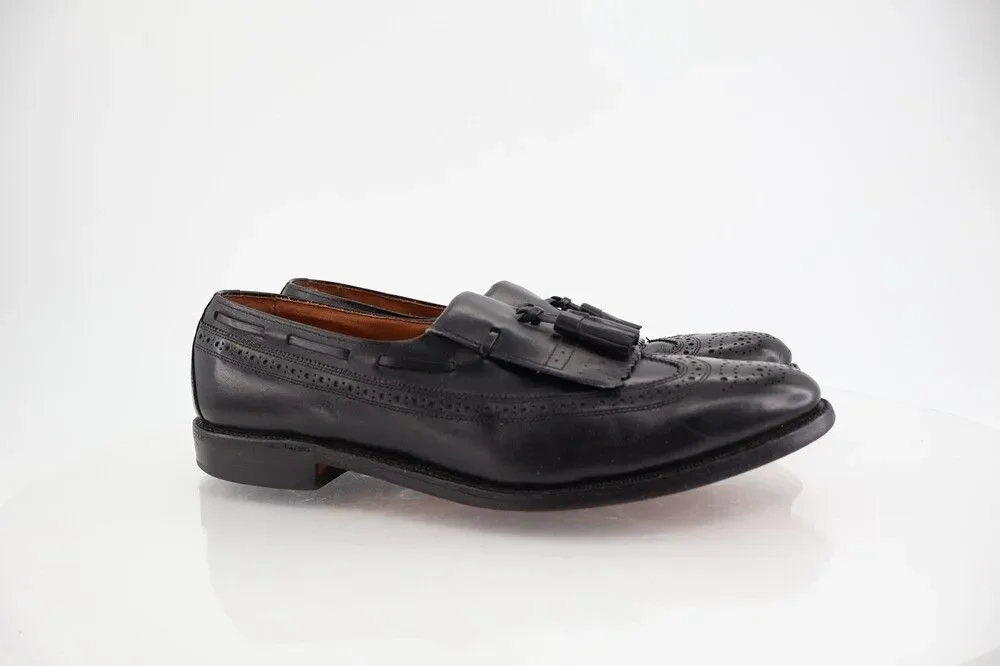 Allen Edmonds Arlington Kiltie Loafer Men's Size 11.5 A Black Leather Tassel Moc